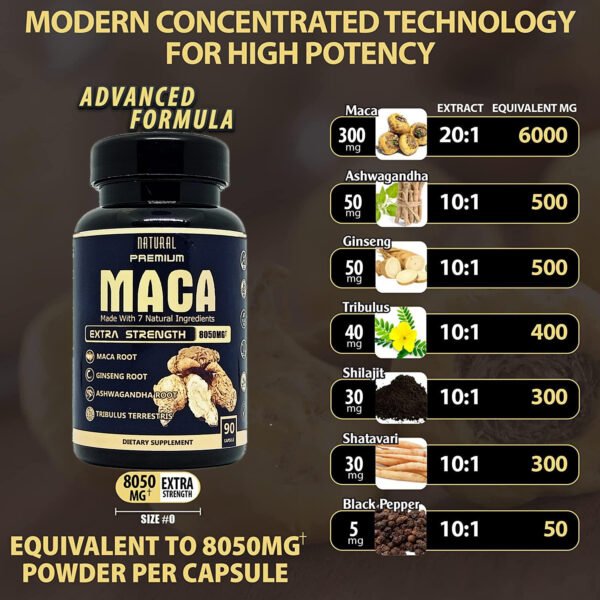 Maca 90 Capsules - Image 3