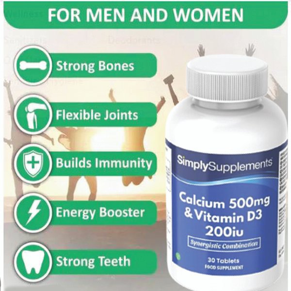 Calcium 500mg & Vitamin D3 200iu - Image 4